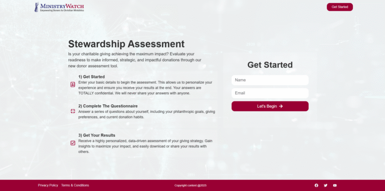 Assessment ministrywatch