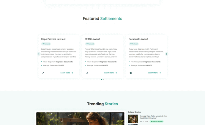 OnlyClassActions.com – A Scalable Class Action Platform Built with React, Node.js & MongoDB